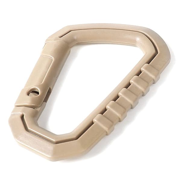2 stk Fastgør quickdraw sjækle karabinhage Clip SORT 2 STK 2 STK Black 2pcs-2pcs