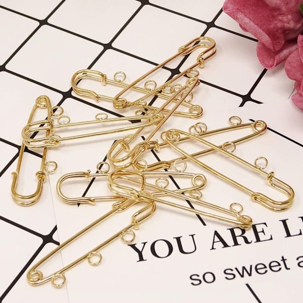 Pins Hakaneulat 3 reikää rintaneula