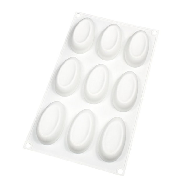 3D räfflad äggsilikon kakform Form