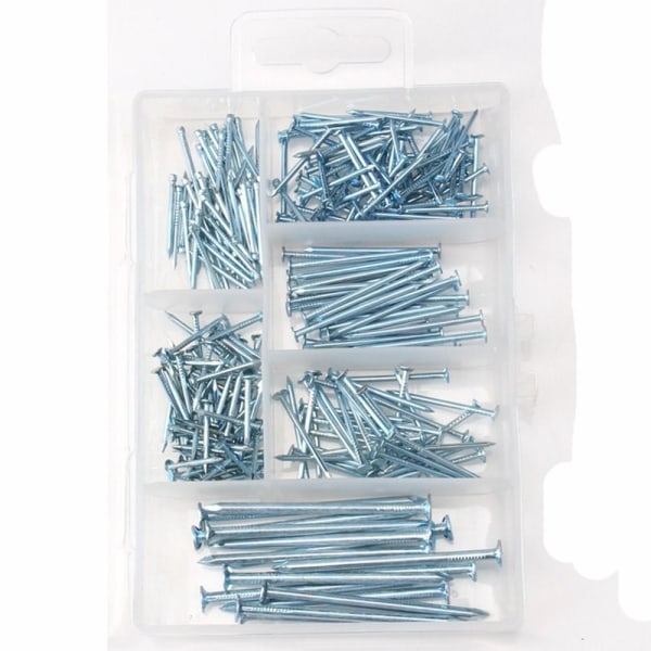 280stk Spiker Sortiment Flat Head Nails Vegg Tacks Pins