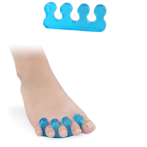 2 par tåseparatorer Tåriktare BLÅ blue