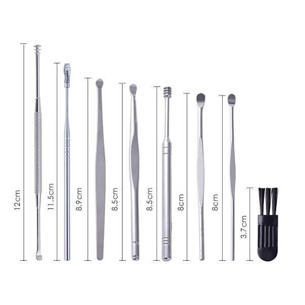 Korvavahanpoistoaine set HOPEAN TYYHJYLLÄ A Silver With a cushion-With a cushion