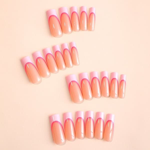 Fake Nails pitkät ranskalaiset 2 2 2