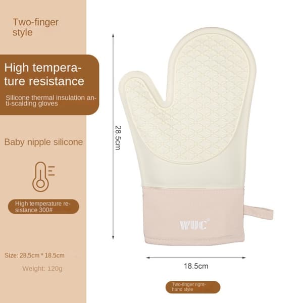 1 par Oven Mitt Mint Oven Mitt Silikone Handske