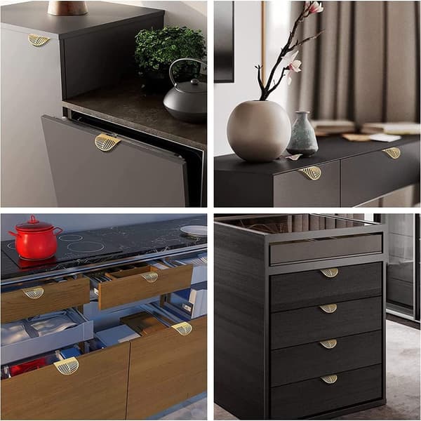 2st Finger Edge Pull Cabinet Handtag Böjda Drag