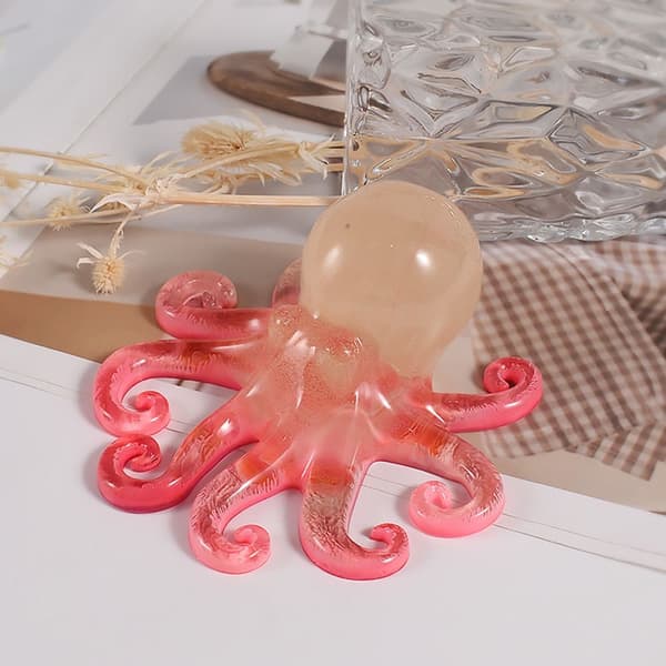 3D Bleksprut Silikonform Ornamentform Kake Resin Form