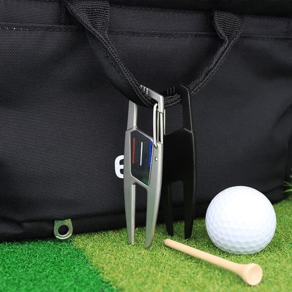 Golf Divot Pitch Repairer Tool SILVER Silver