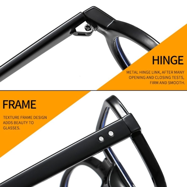 Square Glasses Glasögon Ram 5 5 5