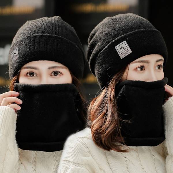 Lue Lue Skjerf Hals Skjerf Cap GRÅ Grey