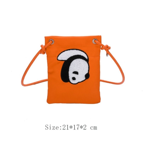 Panda Telefontaske Crossbody Taske ORANGE orange