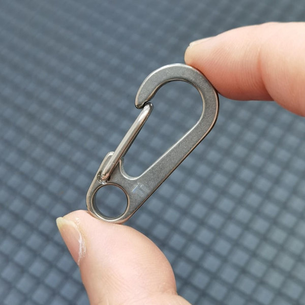 D Karbinhake D-Ring nyckelring 2 2 2