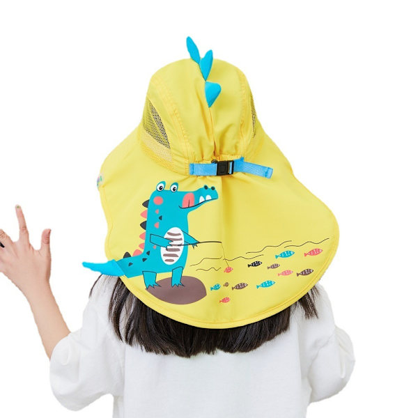 Beach Caps Barn Solhatt BLÅ Blue
