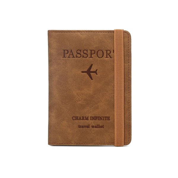 RFID Passport Cover Passport Clip KAFFE coffee