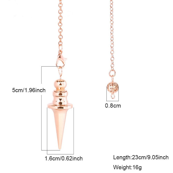 Reiki Pendulum Pendant Pendule Reiki SILVER Silver