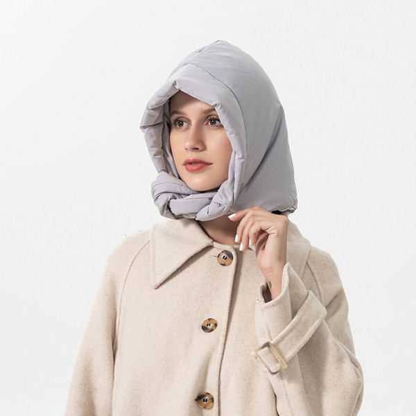 Talvihuivi Winter Windproof Hat HARMAA grey