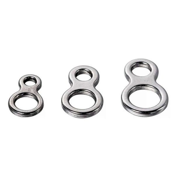 20/30 stk. Fiskelukningskobling Fiske Solid Ring S30STK 30STK S30pcs