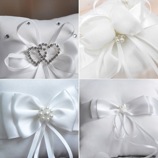 Ringbærerpudebånd Bowknot Ringpude 1-20X20CM 1-20x20cm