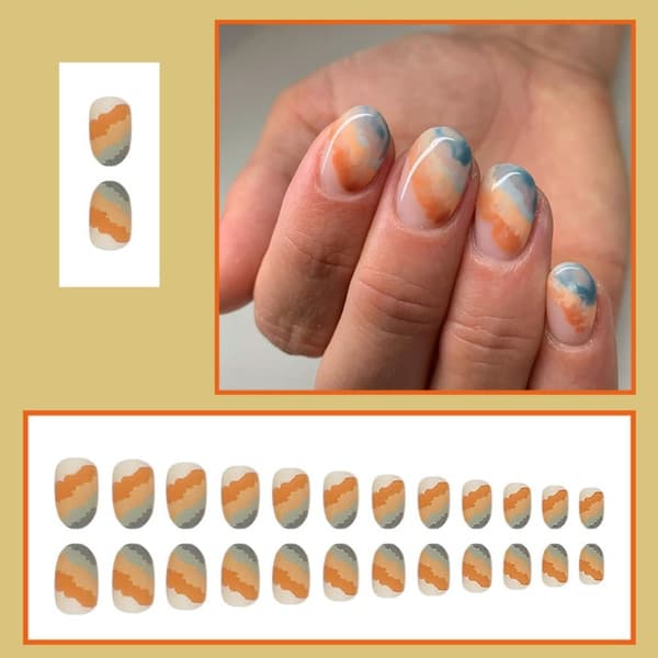 False Nails Long Almond 3 3 3