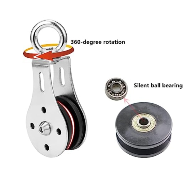 Single Pulley Block Wire Rope Pulley Wheel