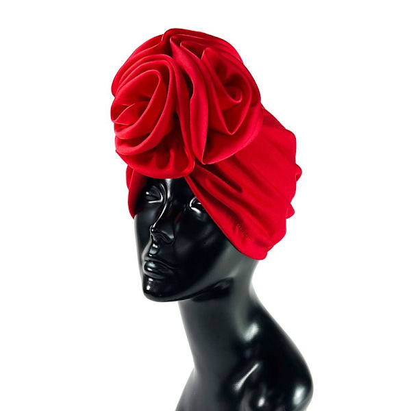 Elastisk hodebåndhatt Vinterluer RØD red
