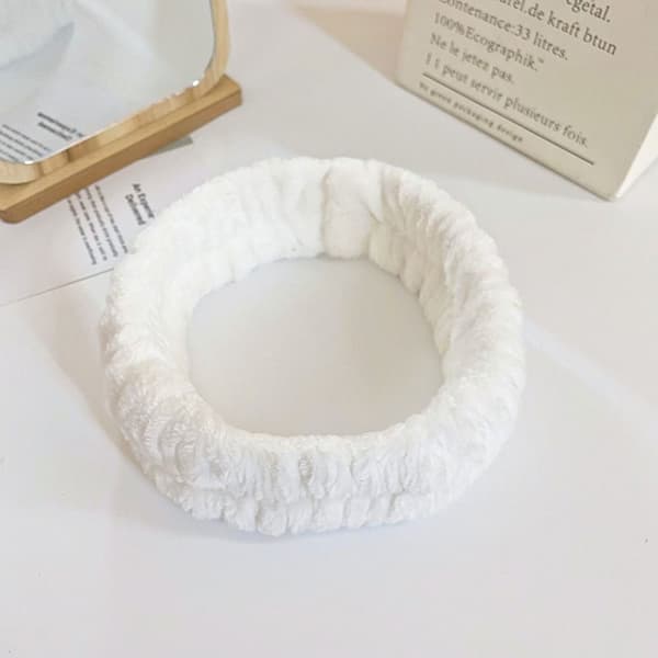 Spa-hodebånd Ansiktsvask-armbånd BLÅ Blue