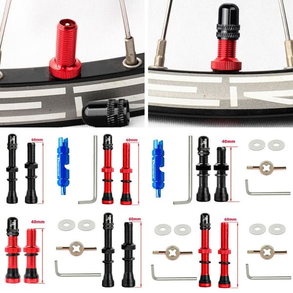2stk Til SchraderA/V Ventiler Amerikansk Ventil SORT 60MMSET 2 SÆT 2 Black 60mmSet 2-Set 2