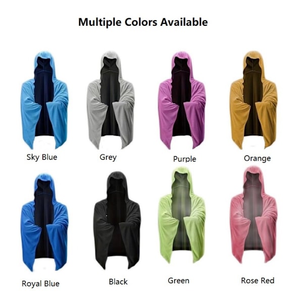 Nopeasti kuivuva Poncho Poncho kylpypyyhe ROSE RED rose red