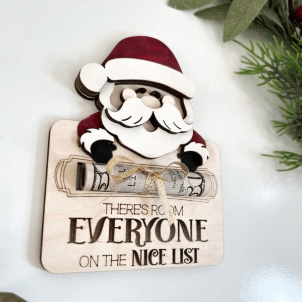 Julepengeholder Julemandens liste Julepengeholder C C C