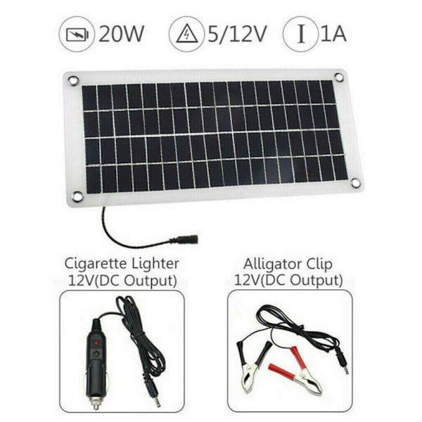 Solpanel Power Bank Batteri 10W 10W 10W