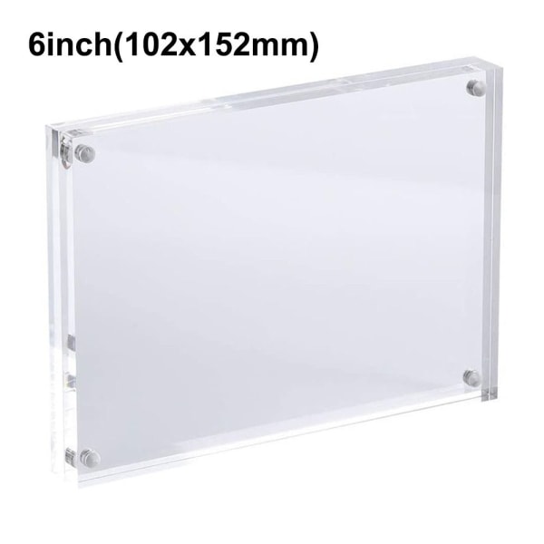 Akryylikuvakehykset Magneettiset Valokuvakehykset 6 TUUMAA (102X152MM) 6inch(102x152mm)