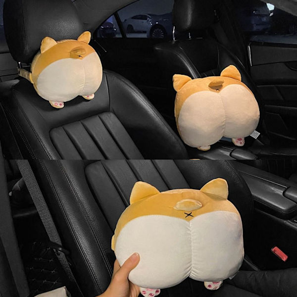 Corgi-auton kohdunkaulan tyyny, istuin vyötärötyyny, niskatuet Headrests