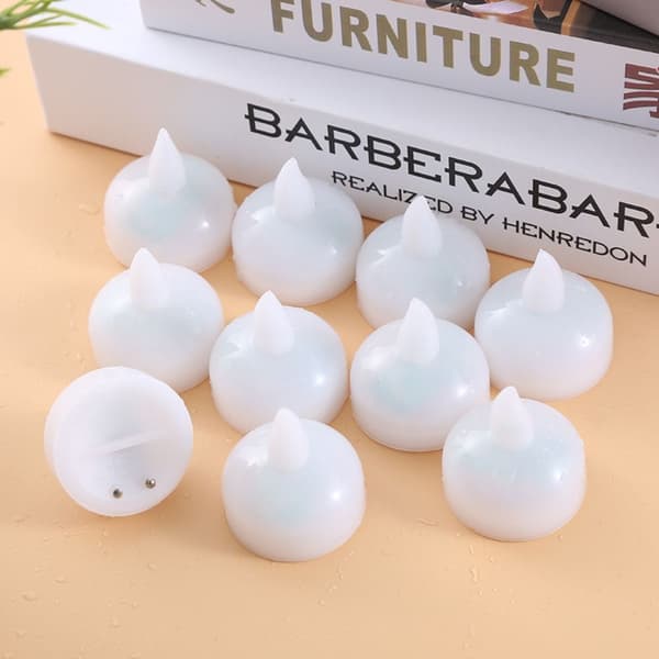 6 kpl Tealights LED kynttilät Light Yellow