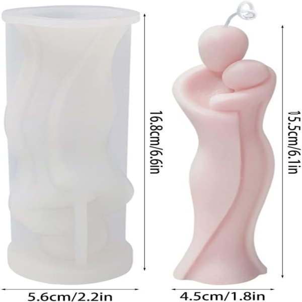 3D Menneskekroppsfigurer Former Klemmer Abstrakt Menneskekropp
