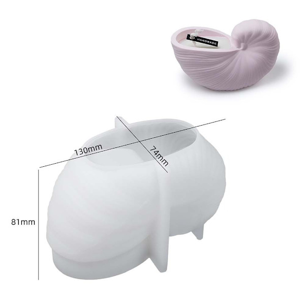 Conch Form Form Ljuskärl