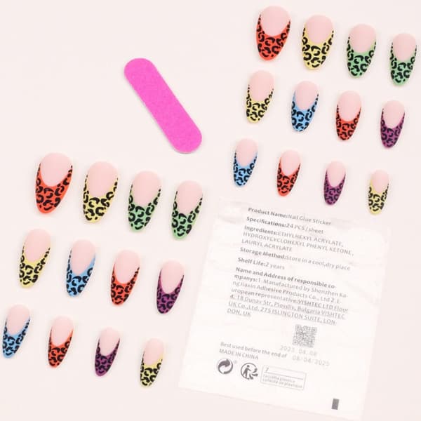 False Nails Long Almond 3 3 3