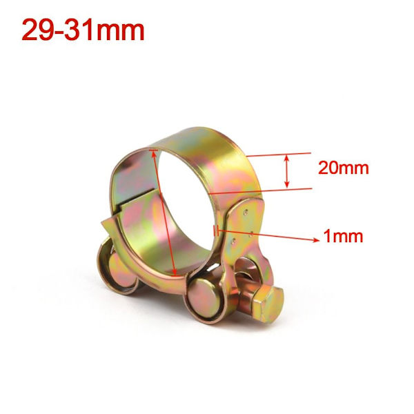 1 stk Slangeklemmer Kulstofstål 29-31MM 29-31mm