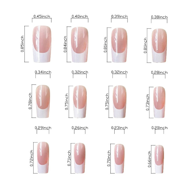 Franska Fake Nails False Nail DT-01 DT-01 DT-01