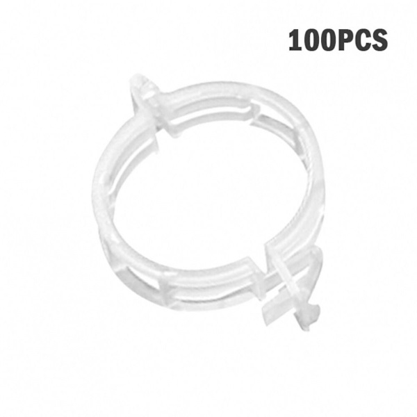 Planteclips Plantestøtteclips 100 STK 100 STK 100pcs