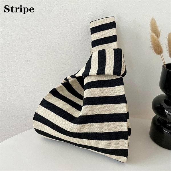 Knit käsilaukku rannelaukku STRIPE STRIPE Stripe
