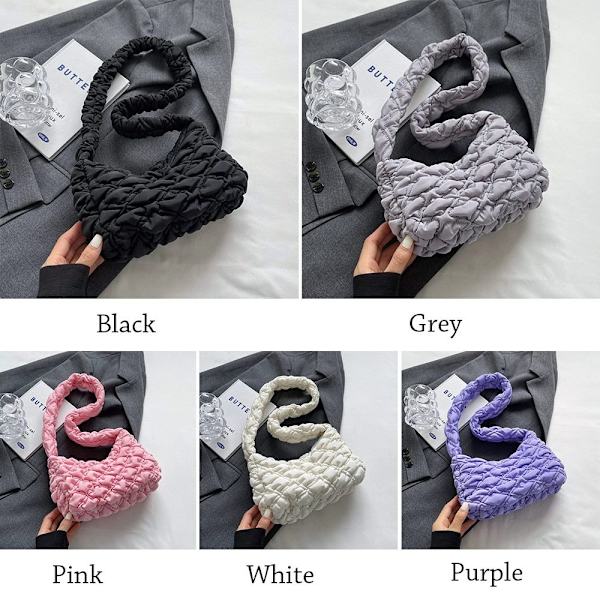 Laskostettu Bubbles Olkalaukku Crossbody Bag MUSTA black