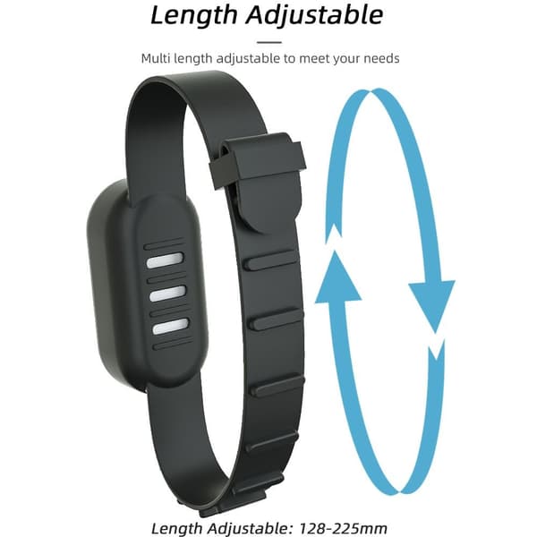 Håndkabelstrop Armbånd SORT Black