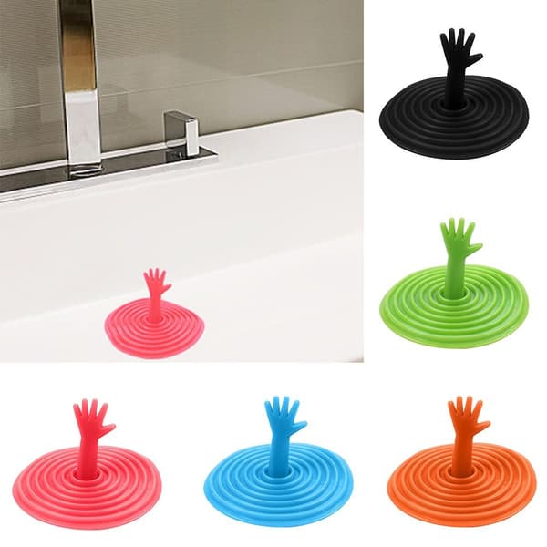 Badekarstopper Avløpsdeksel SORT Black