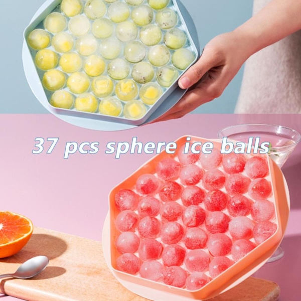 Hockey Ice Making Form Ice Cube Maker Mould BLÅ Blue