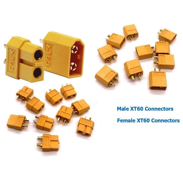 12 KPL XT60 Liittimet Liittimet Pistokkeet 6 PARIA XT60-M&F 6 PARIA 6 pairs XT60-M&F