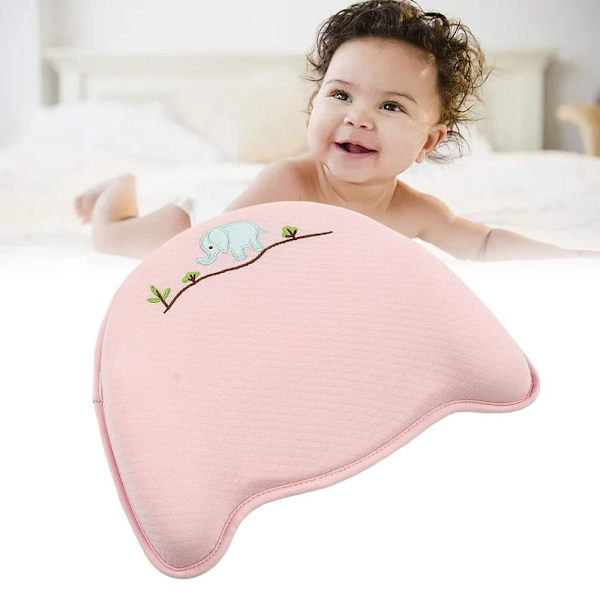 Ortopedinen baby tyyny Moon muotoinen tyyny PINK pink