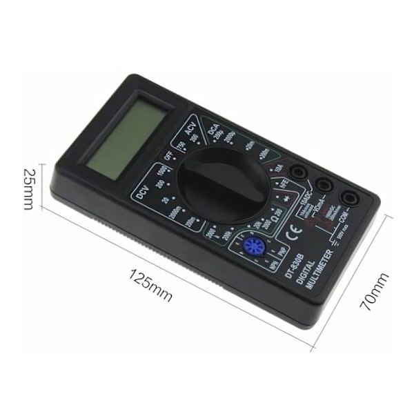 Digitalt Multimeter Voltmeter Multi-Meter