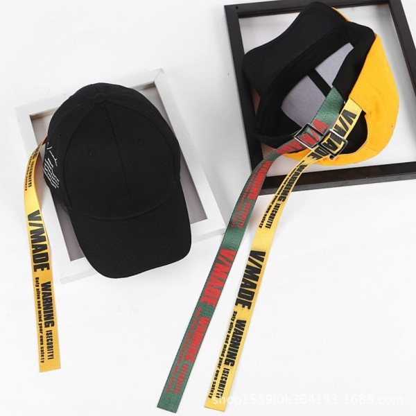 Baseballcapser Duckbill Chapeau SVART GUL BÅND SVART GUL black yellow band