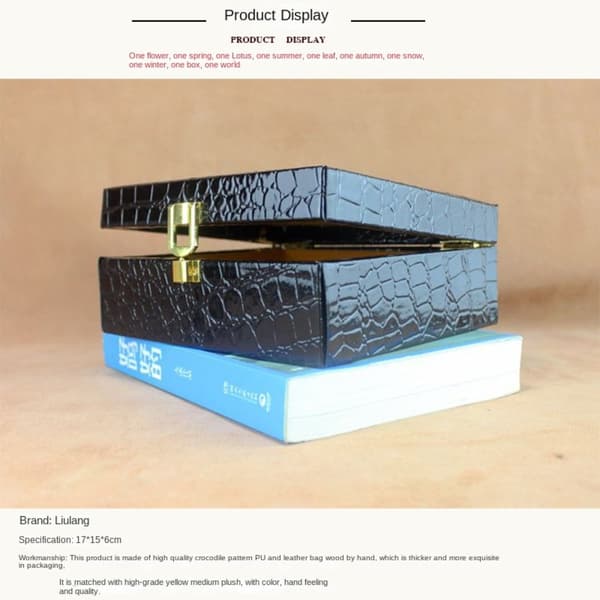 Packbox Läderbox Smyckeskrin