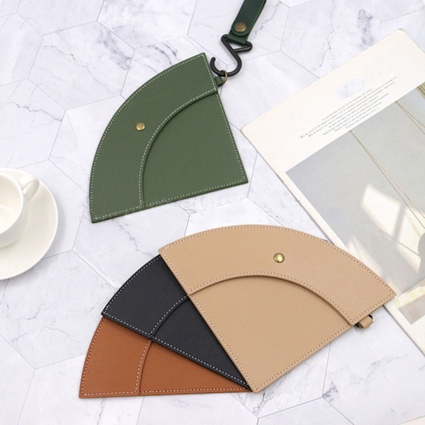 Kaffe Filter Papir Opbevaringspose Kaffe Filter Holder Pouch beige