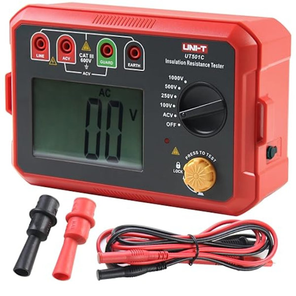 UT501C Isolationsresistanstestare Digital Megohmmeter